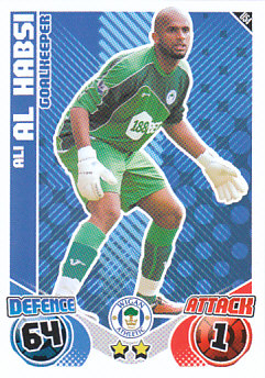 Ali Al-Habsi Wigan Athletic 2010/11 Topps Match Attax #U54